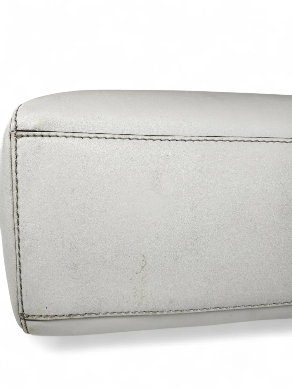 Kate Spade Parnell Street Mini Pippa Magnolia Light Smoke Grey & Tan Satchel